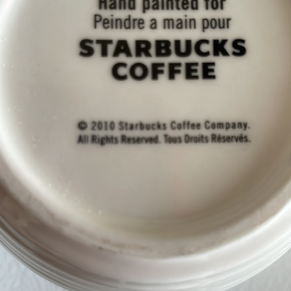 Starbucks Vintage White And Red Mug. Excellent Condition. - Picture 7 of 7